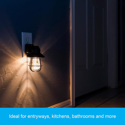 plug-in form factor that conceals the entire outlet or leaves the lower receptacle free
