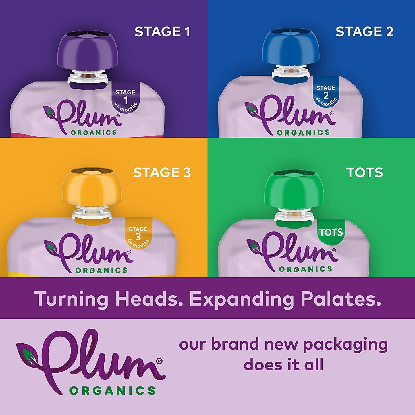 Plum Organics Mighty 4 Pouch – Simple No Prep Toddler Meal for Clutter Free Pantry