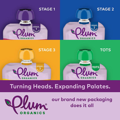 Plum Organics Mighty 4 Pouch – Simple No Prep Toddler Meal for Clutter Free Pantry