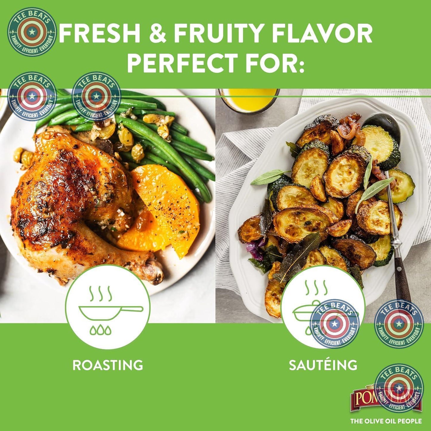 Pompeian Gourmet Selection Extra Virgin Olive Oil – Functional Pantry Staple, Antioxidant-Packed Finishing Oil for Health-Conscious Meal Prep