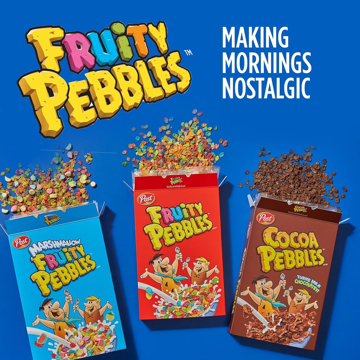 Post Fruity Pebbles Cereal – Safe Gluten Free Snack for Kids Lunchbox and After School