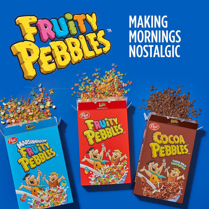 Post Fruity Pebbles Cereal – Safe Gluten Free Snack for Kids Lunchbox and After School