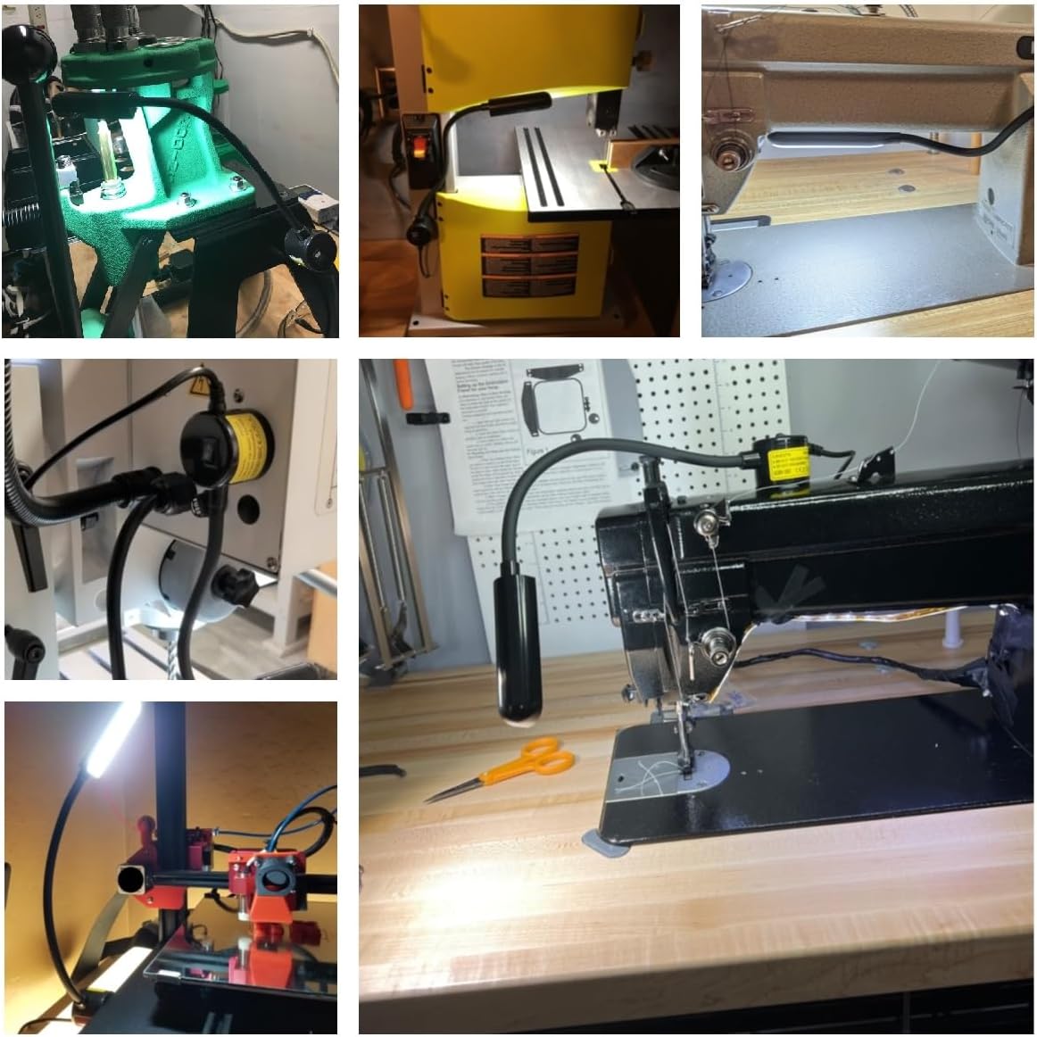POWKER 30 LED Magnetic Work Light – Focused Task Lighting for Home Office and Reading Nook