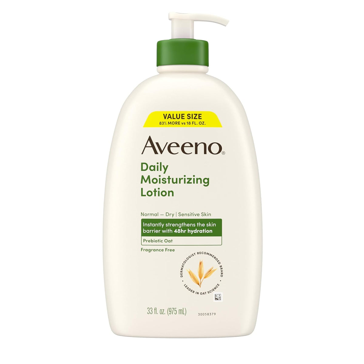 prebiotic oat formula that hydrates and strengthens the skin's protective moisture barrier