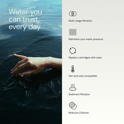 pressure-preserving filtration design that does not restrict flow