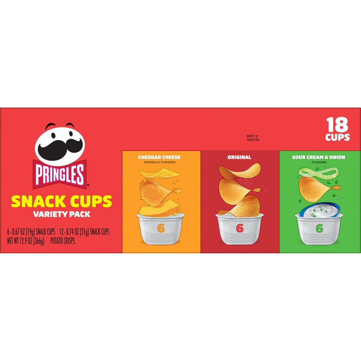 Pringles Potato Crisps Variety Snack Pack – Crowd-Pleasing Care Package Gift for College Students