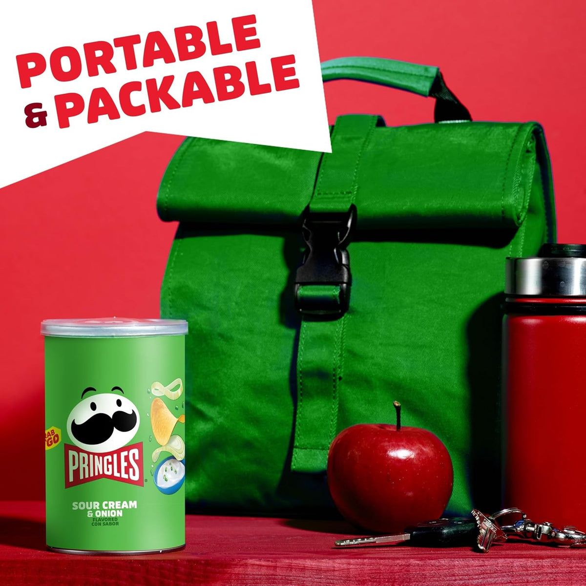 Pringles Snack Stacks – 16 Single-Serve Cans for Kids Lunches, Playdates, and Road Trips