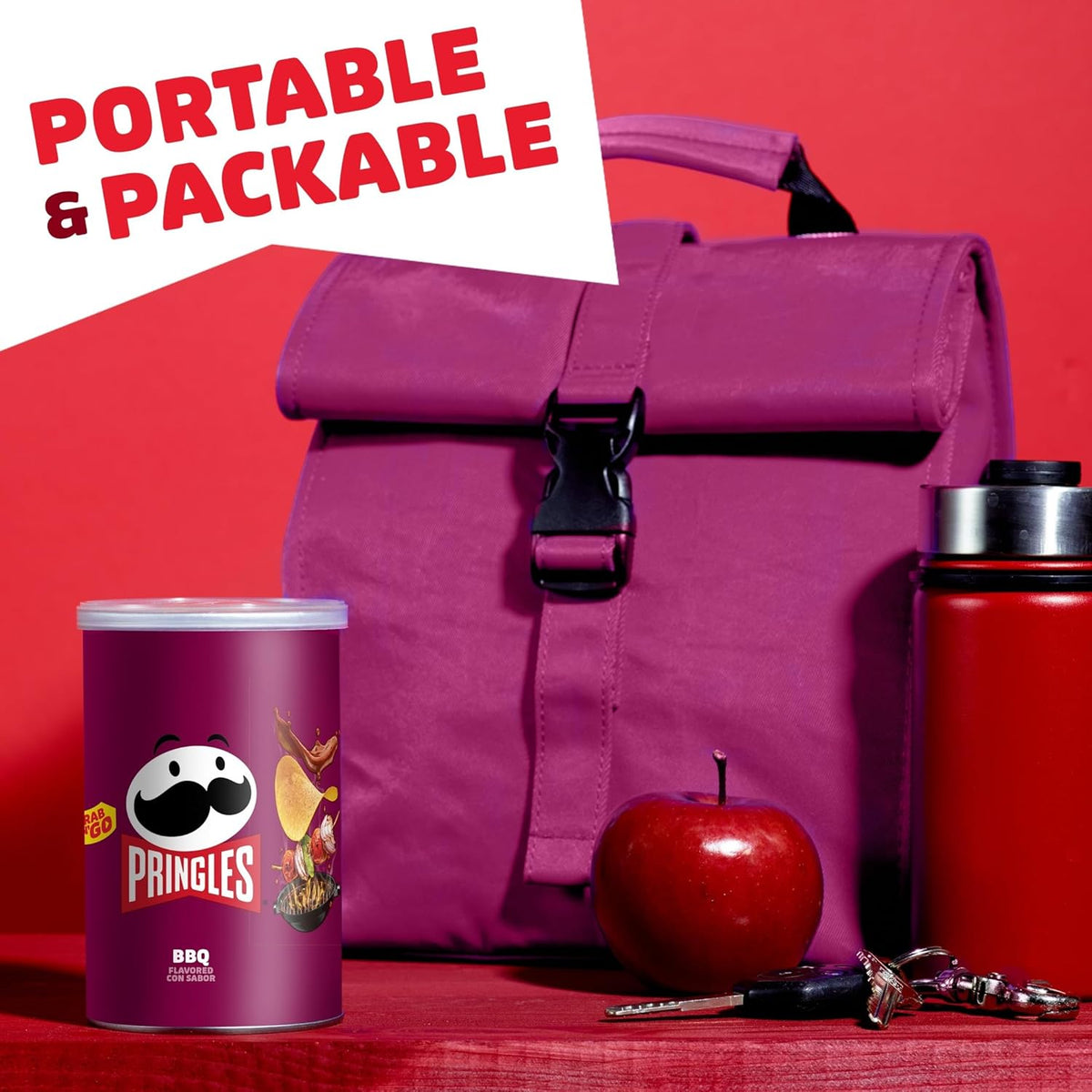 Pringles Snack Stacks – 16 Single-Serve Cans for Kids Lunches, Playdates, and Road Trips