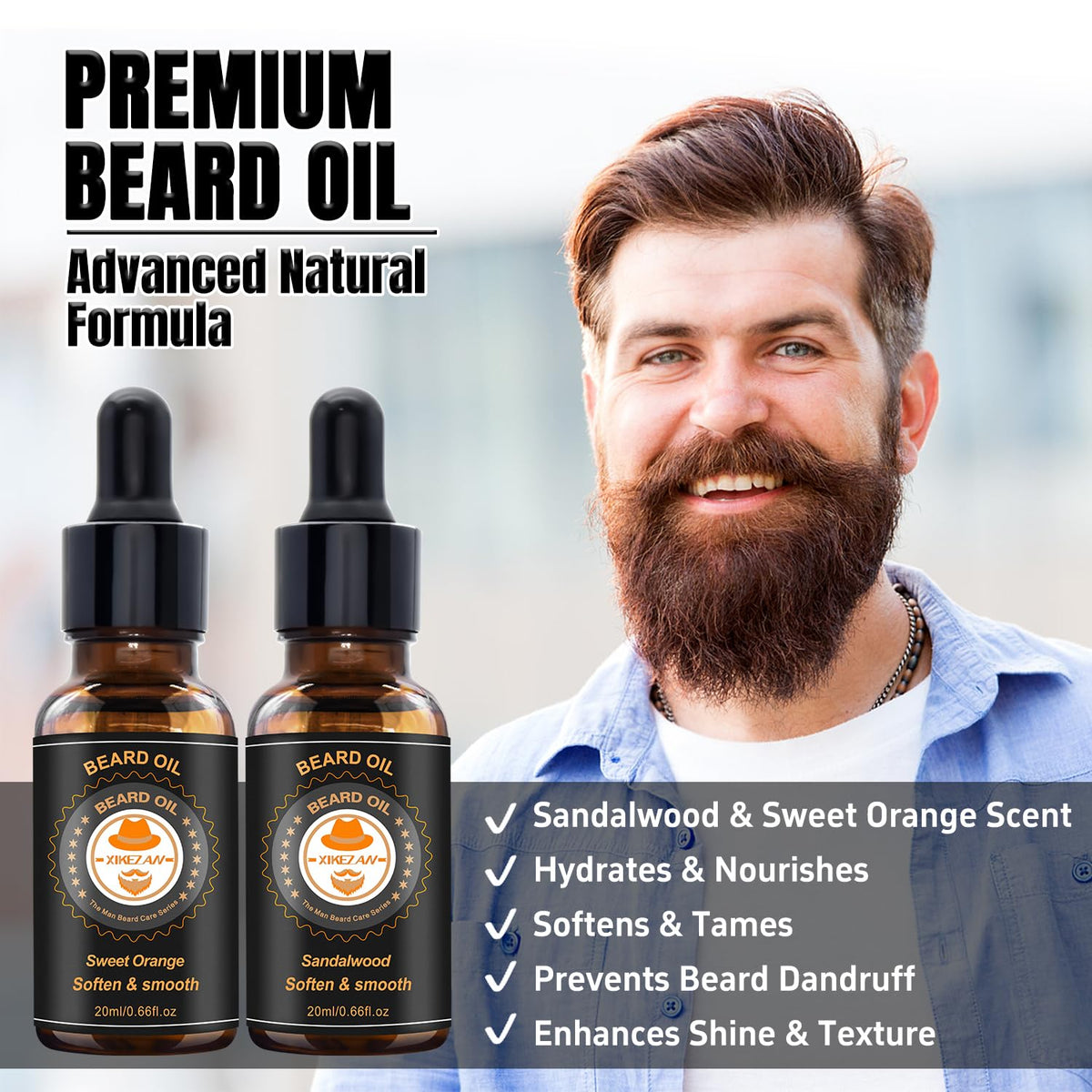 professional beard brush and comb that distribute natural oils and product evenly