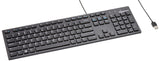 Amazon Basics Wired Keyboard – IT Department Bulk Setup, Reliable Wired Typing for Multiple Workstations