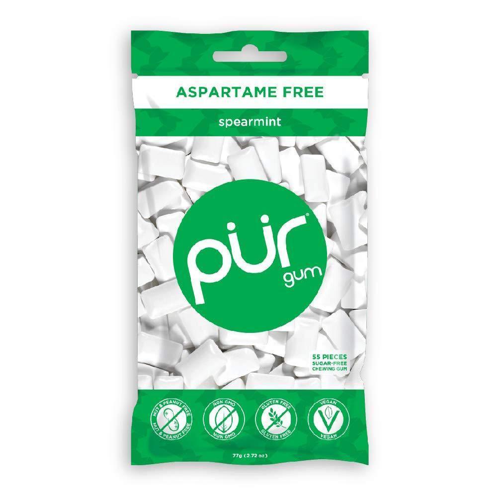 Pur Gum Variety Pack - Uncluttered Countertop Companion with Resealable Pouches, Four Xylitol Flavors