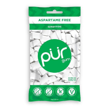 Pur Gum Variety Pack - Uncluttered Countertop Companion with Resealable Pouches, Four Xylitol Flavors