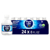 Pure Life Mini Water Bottles – 8 Fl Oz Portion-Controlled Hydration for Toddlers and School-Age Children