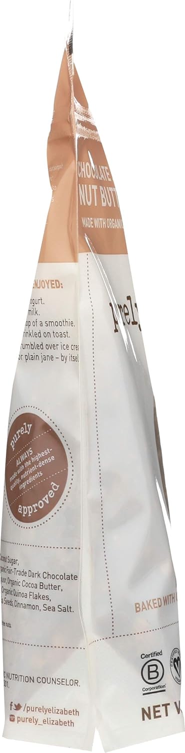 Purely Elizabeth Chocolate Peanut Butter Ancient Grain Granola – Clean-Label Pantry Staple for Holistic Wellness Routines