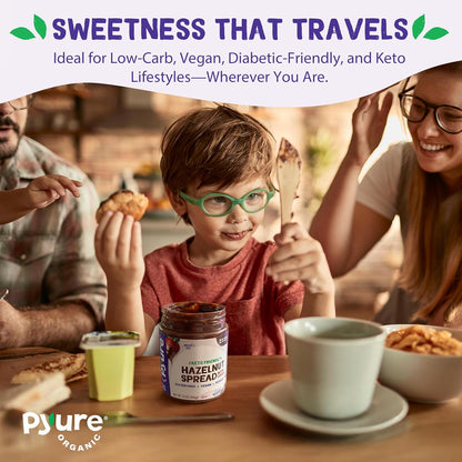 Pyure Hazelnut Chocolate Spread | Thoughtful Sugar-Free Gift for Keto & Diabetic Friends