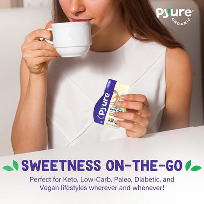 Pyure Vanilla Stevia Liquid Sweetener – Zero Calorie Sugar Substitute for Self-Care Tea and Smoothie Routines