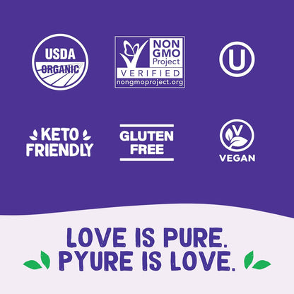 Pyure Vanilla Stevia Liquid Sweetener – Zero Calorie Sugar Substitute for Self-Care Tea and Smoothie Routines