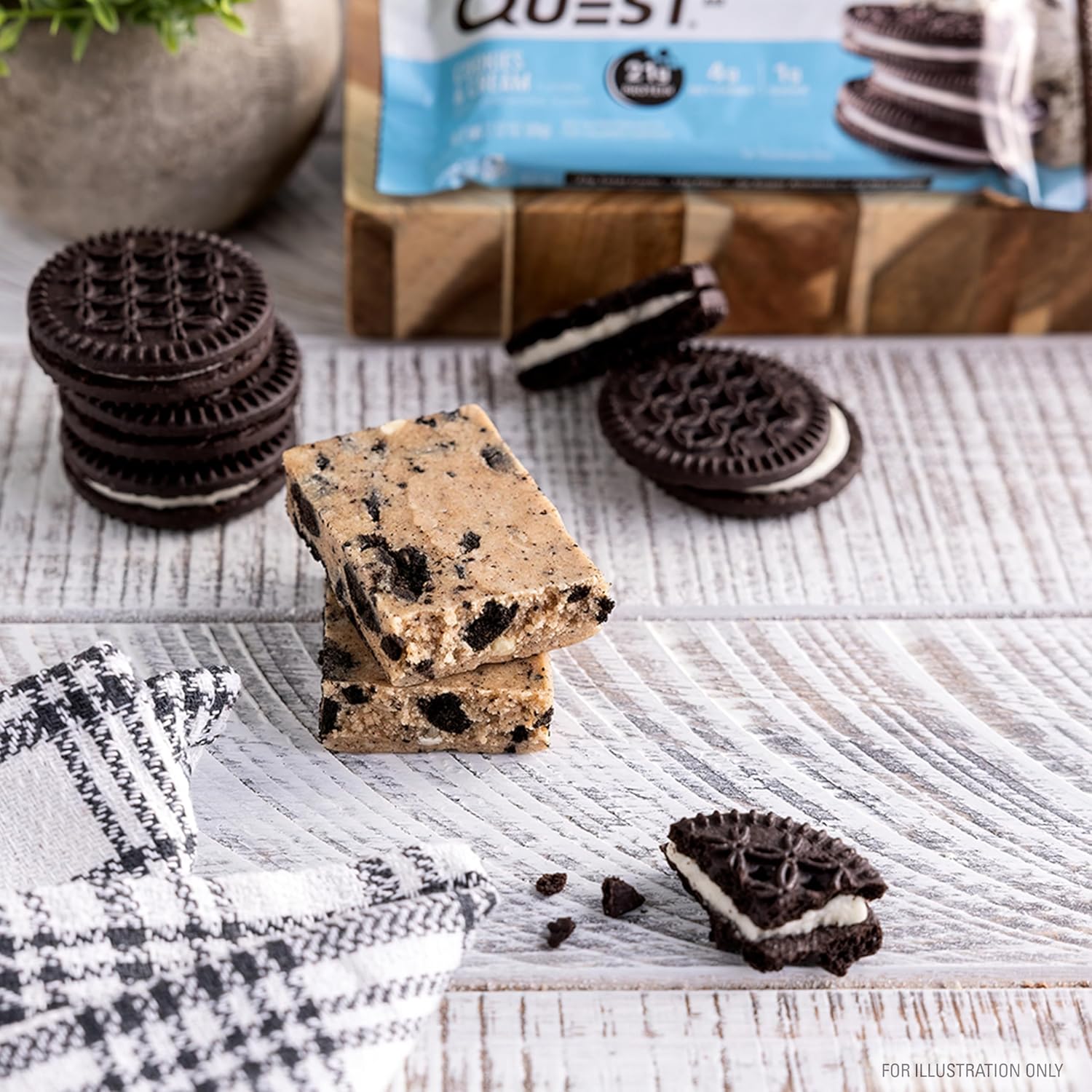 Quest Nutrition Cookies & Cream Protein Bar – Thoughtful Birthday Gift for the Fitness Lover in Your Life
