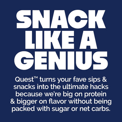 Quest Nutrition Hero Cookies & Cream Protein Bar – Mindful Snacking Staple for Bath Night and Journaling Breaks, 3g Net Carbs