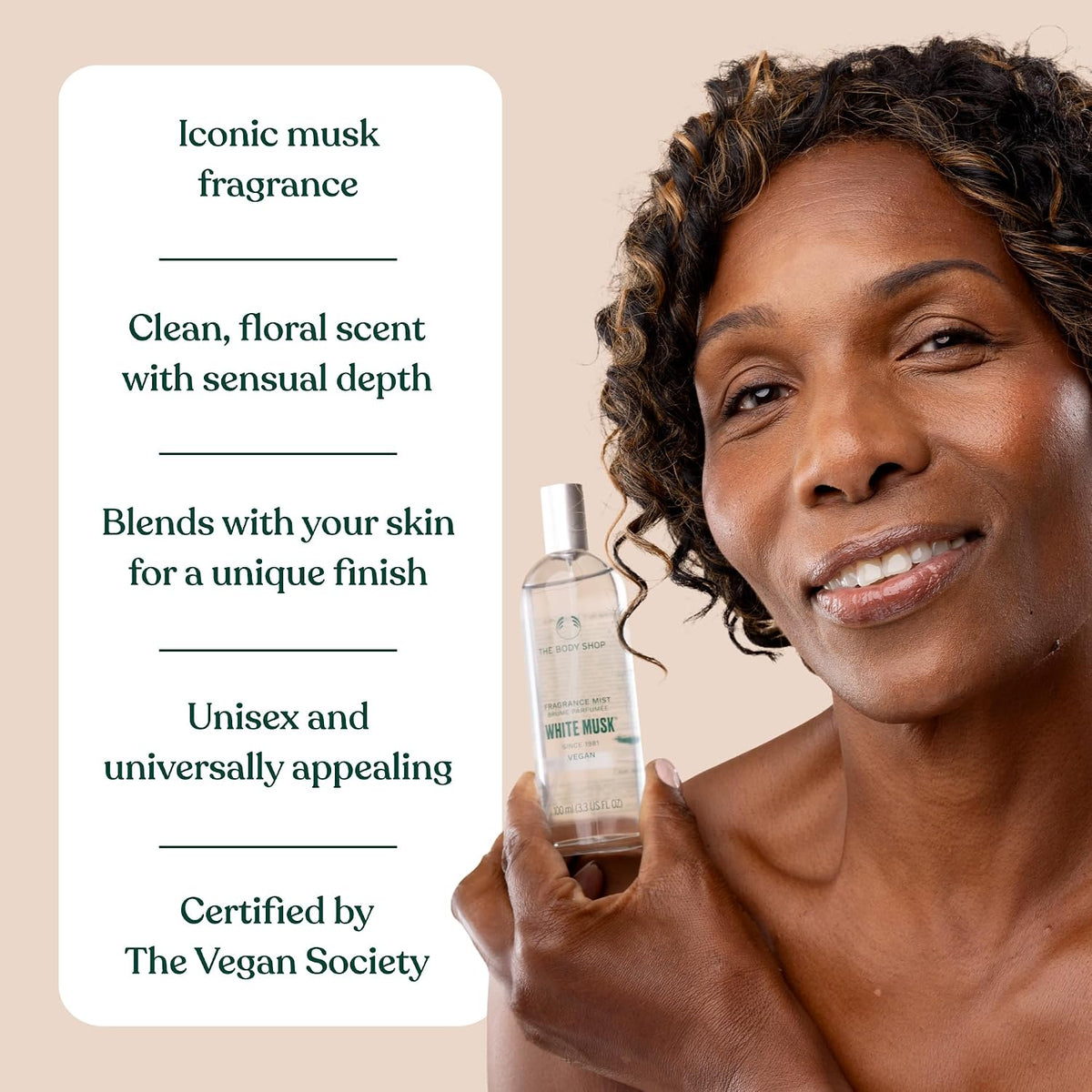 quick-absorbing, non-sticky liquid mist safe for all skin types