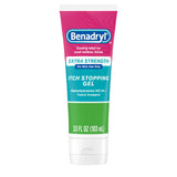 Benadryl Itch Relief Gel Extra Strength – On-the-Go Sunburn and Bite Soother for Outdoor Adventures, 3.5 fl oz