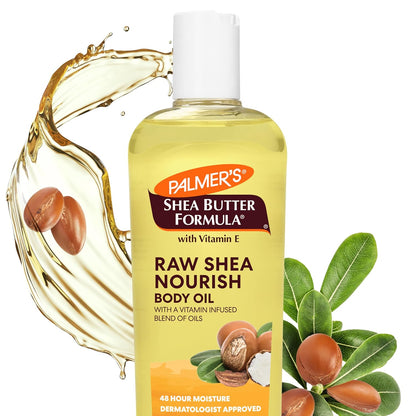 raw african shea butter as the primary moisturizing ingredient