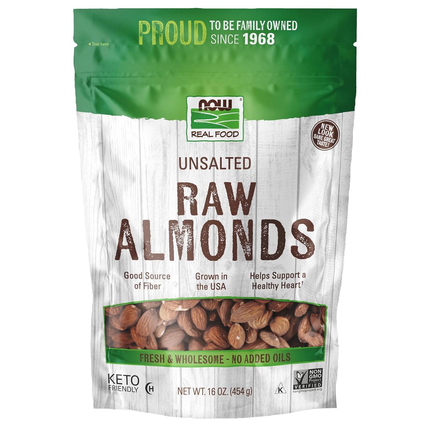 raw, unroasted almonds preserving natural oils and nutrients