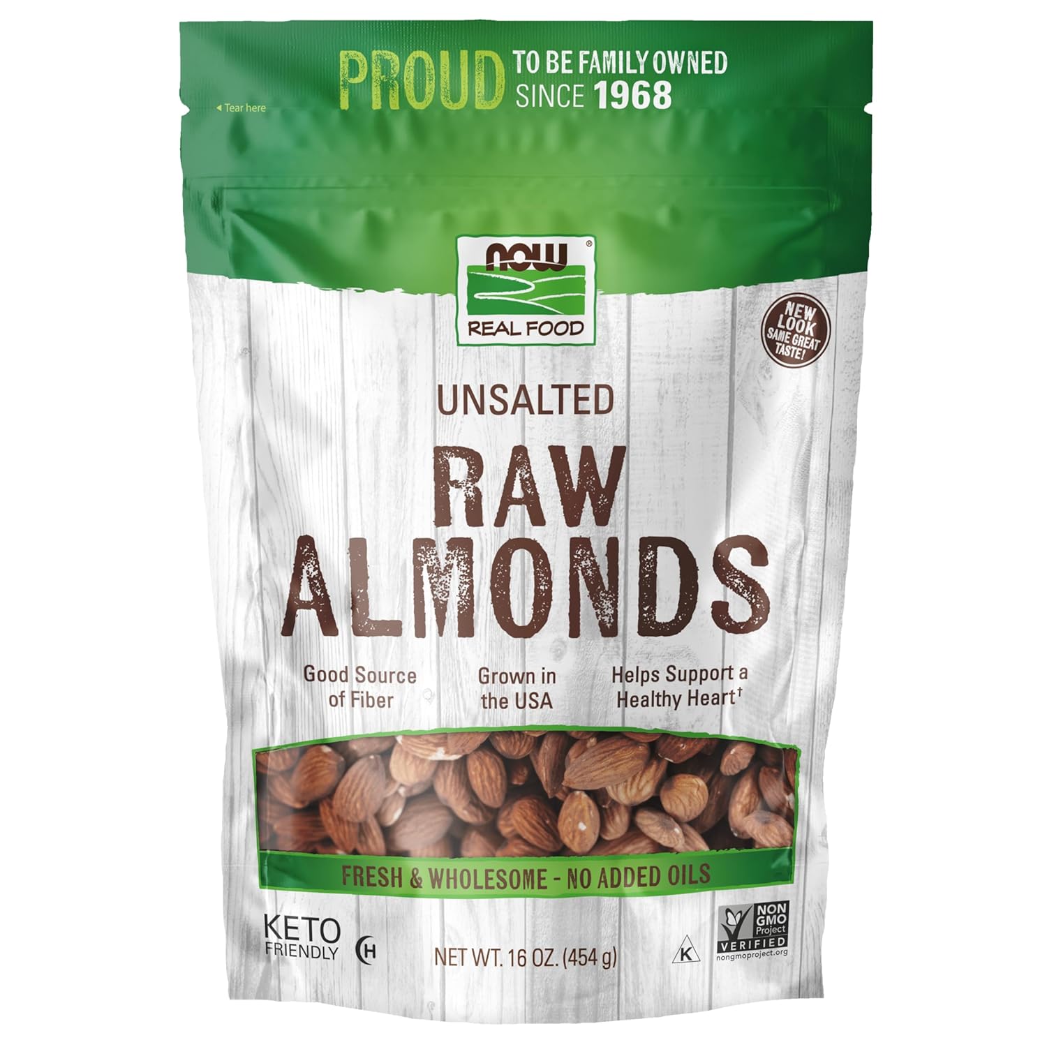 raw, unroasted almonds preserving natural oils and nutrients