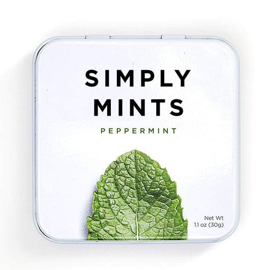 real peppermint oil (no artificial flavors, colors, or sweeteners)