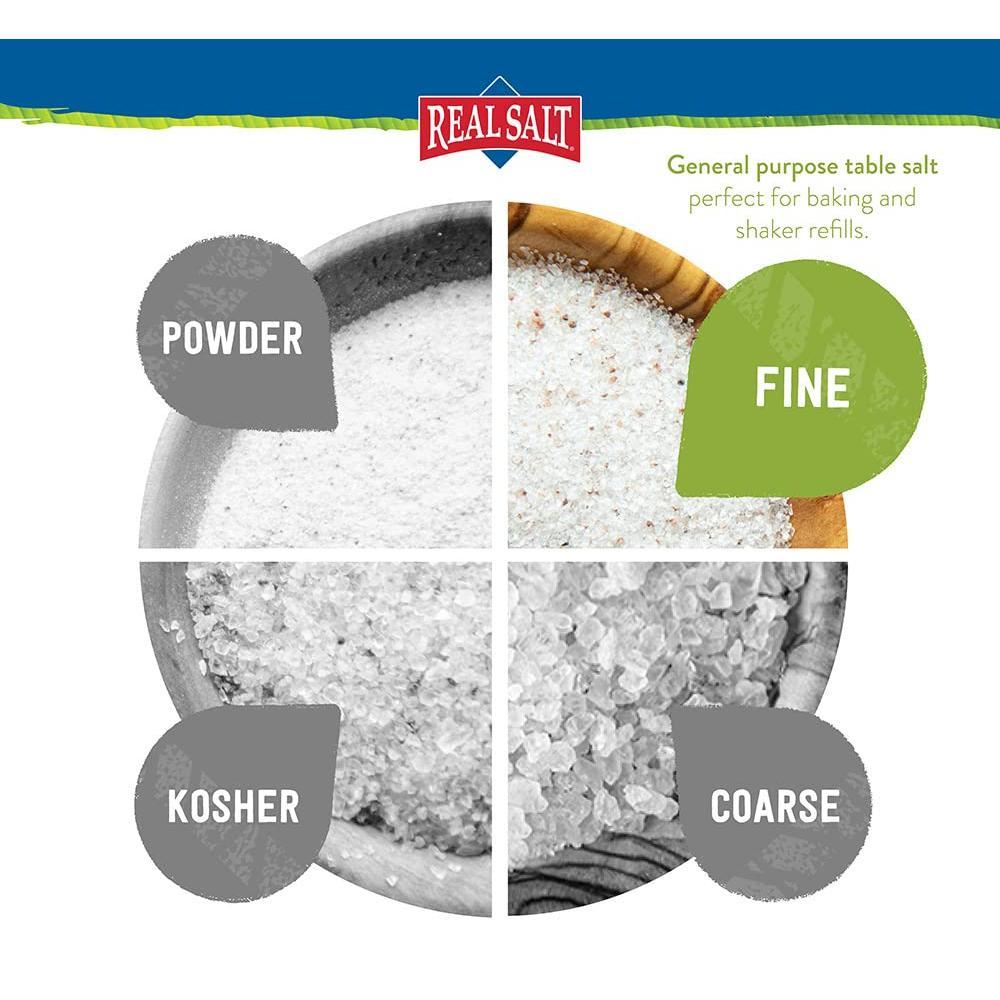 REDMOND Real Sea Salt – One Salt Replaces Refined Table Salt in a Less-Is-More Pantry