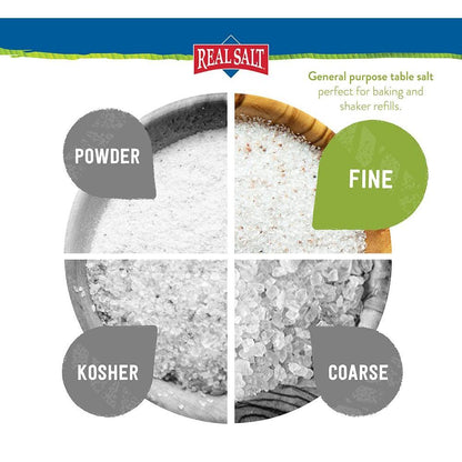 REDMOND Real Sea Salt – One Salt Replaces Refined Table Salt in a Less-Is-More Pantry