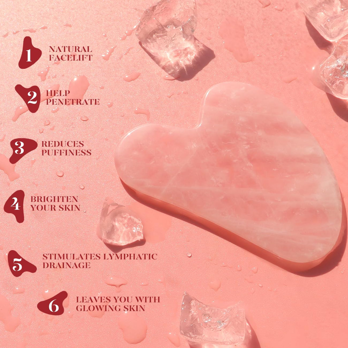 refrigerator-safe stone material for chilled cooling therapy on contact