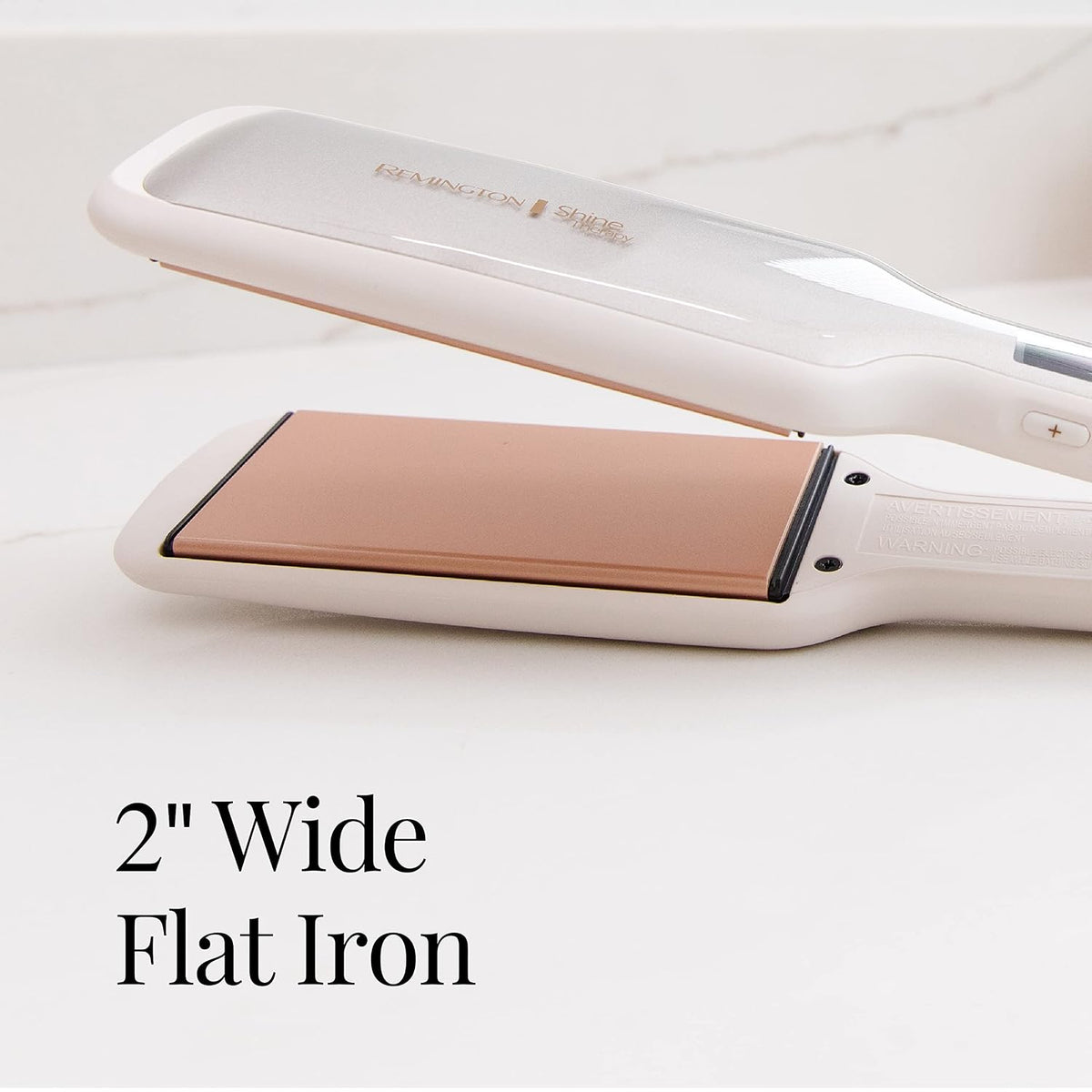 Remington Shine Therapy 2 Inch Flat Iron – Thoughtful Birthday Gift for Her, Salon-Quality Styling at Home