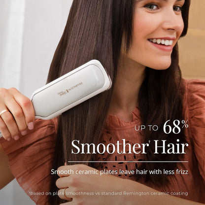 Remington Shine Therapy 2 Inch Flat Iron – Thoughtful Birthday Gift for Her, Salon-Quality Styling at Home
