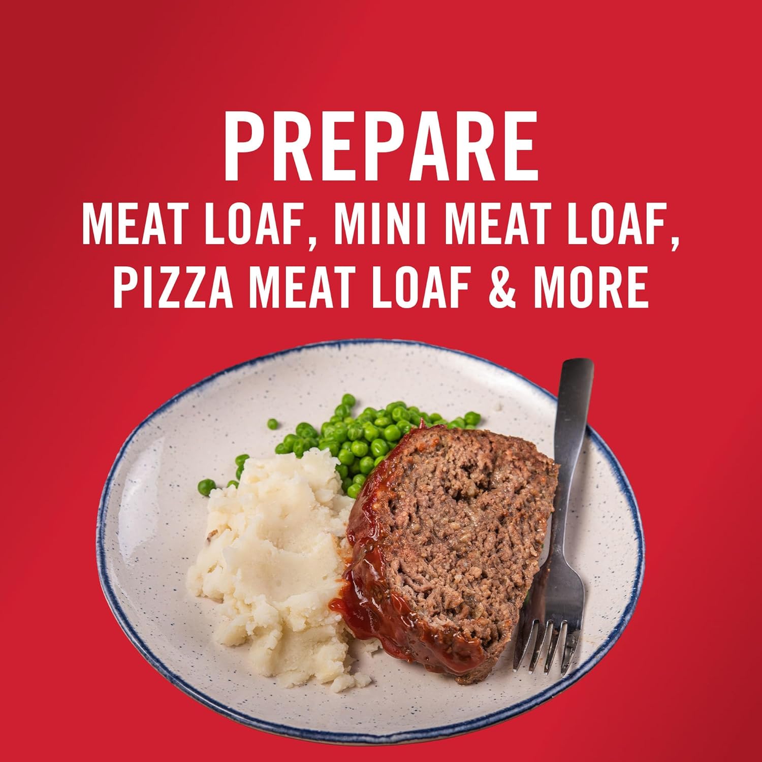 requires only 5 added pantry staples: eggs, milk, bread crumbs, ketchup, and meat