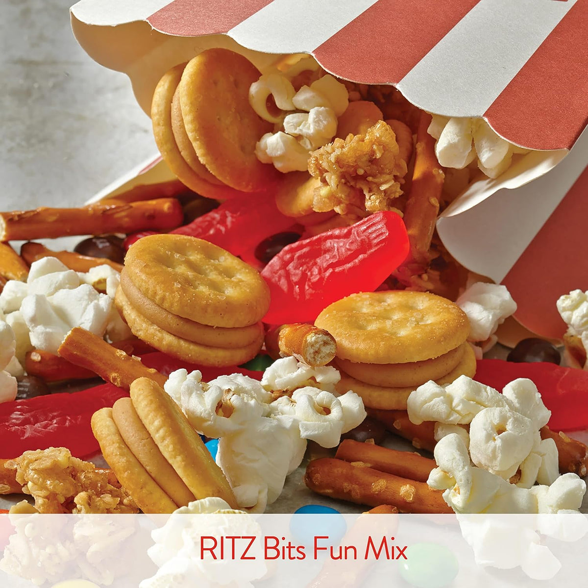 RITZ Bits Cheese Sandwich Crackers – Fun Stocking Stuffer Snack Box for Kids, Teens and College Care Packages