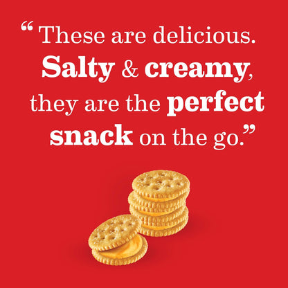 RITZ Cheese Sandwich Crackers, Office Desk Drawer Snack for Between-Meal Focus Breaks