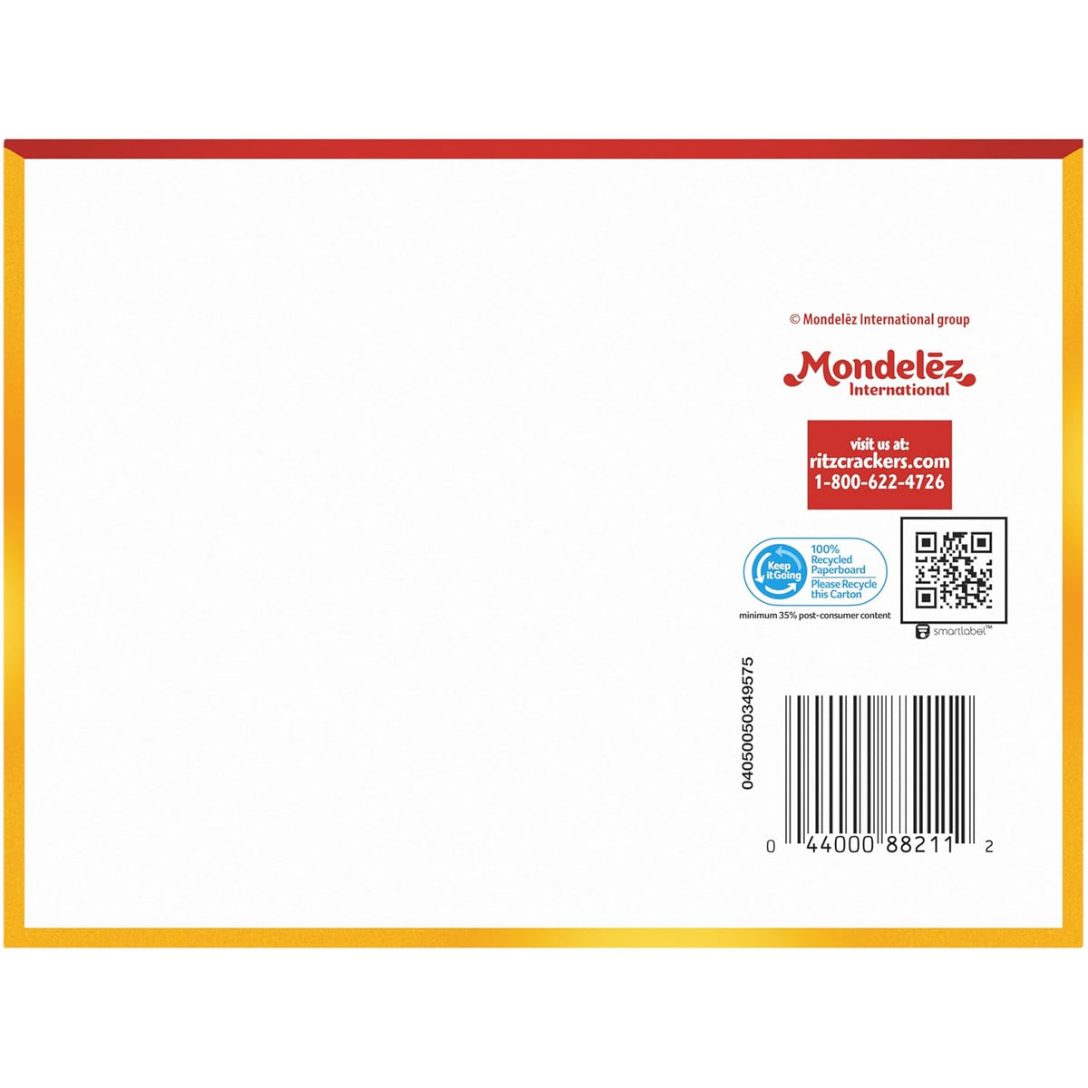 RITZ Cheese Sandwich Crackers – Road Trip Snack Pack for Cars and Travel, Bulk 48 Individually Wrapped Boxes