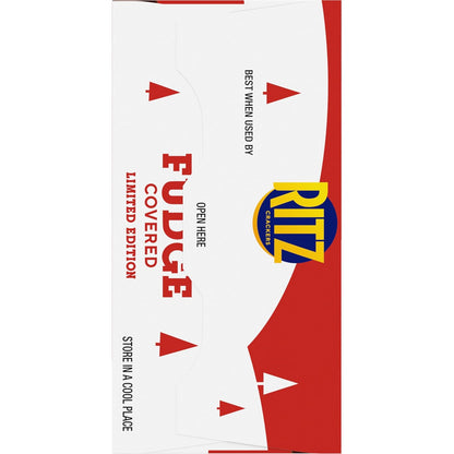 RITZ Fudge Covered Holiday Crackers – Sweet Stocking Stuffer Gift for Her and Him, Limited Edition Party Snack