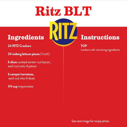 RITZ Original Crackers – Lunchbox Addition for School-Age Kids, Kosher Certified