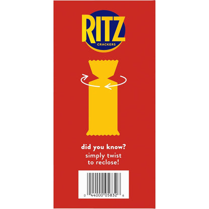 RITZ Original Crackers – Lunchbox Addition for School-Age Kids, Kosher Certified