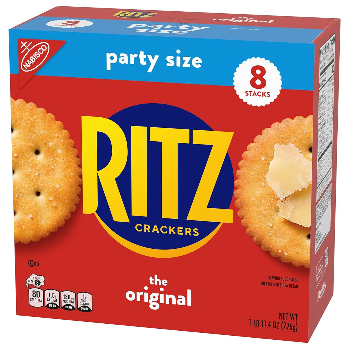RITZ Original Crackers – Lunchbox Addition for School-Age Kids, Kosher Certified