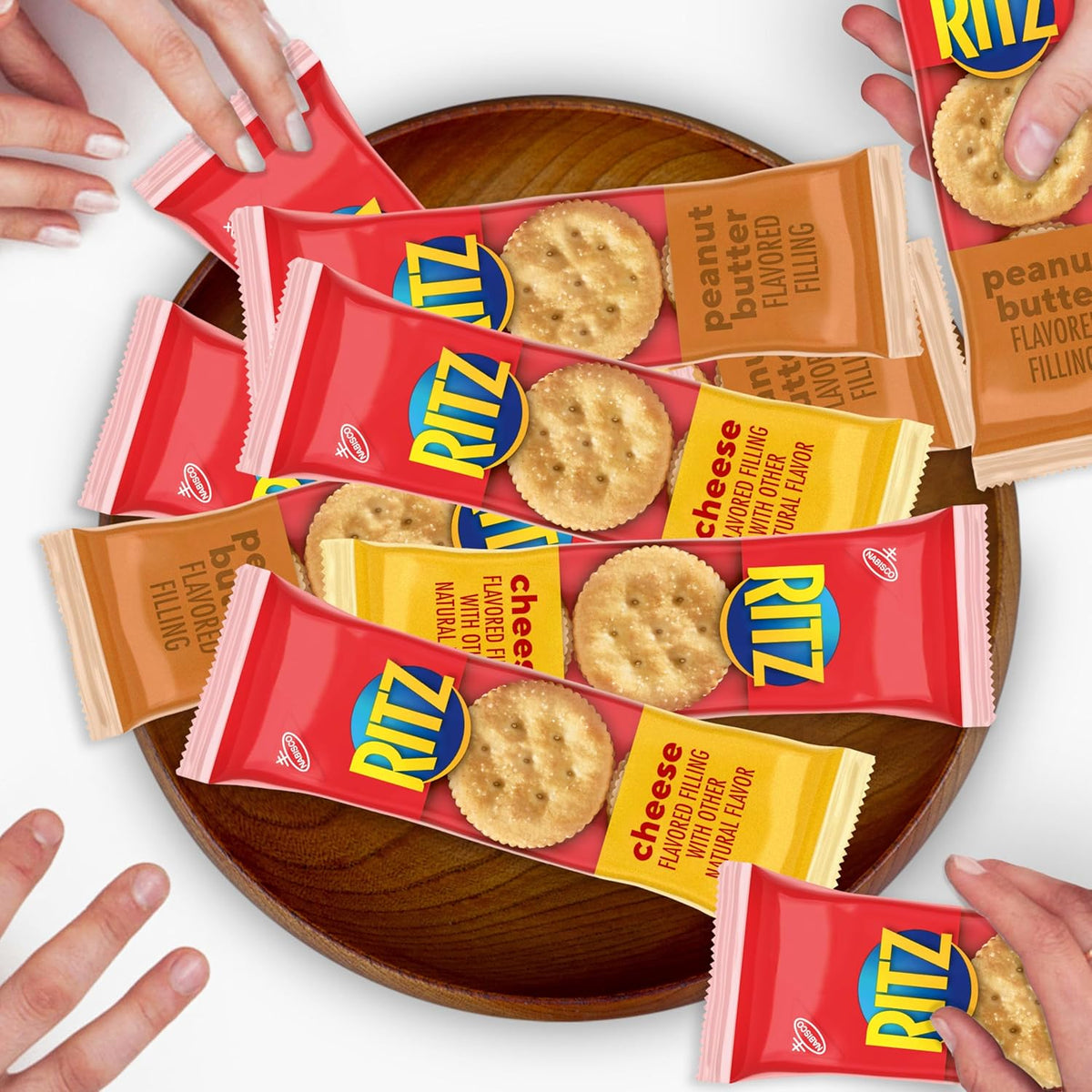 RITZ PB and Cheese Sandwich Cracker Snack Packs – Kid-Friendly Backpack Stuffer for School and Playdates