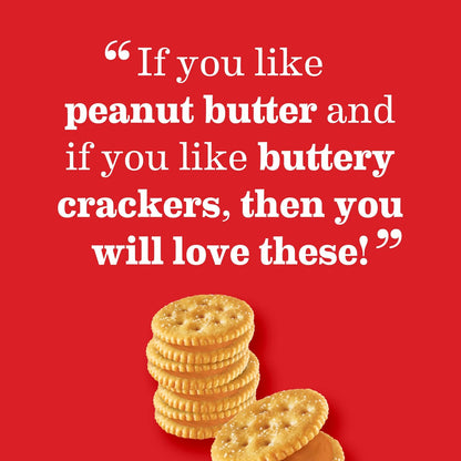 RITZ Peanut Butter Sandwich Crackers – Individually Wrapped Kids Snacks for Lunchboxes and Playdates