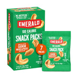 Emerald Nuts Roasted and Salted Cashews 7ct – Parent-Approved 100-Calorie Pack for Kid Lunch Box and After-School Backpack