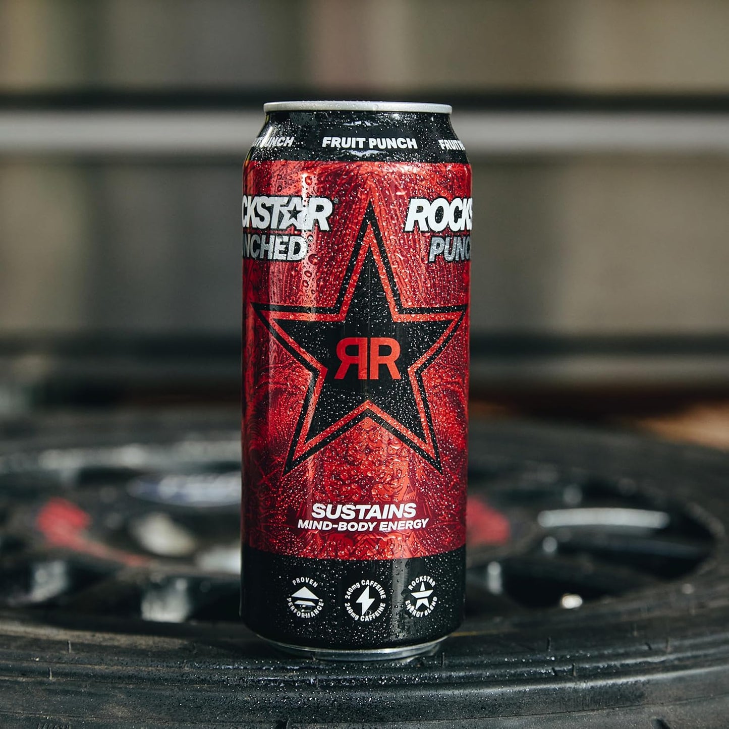 Rockstar Fruit Punch Energy Drink – 12oz Sleek Can Variety Pack Gift for College Students and Dorm Move-Ins