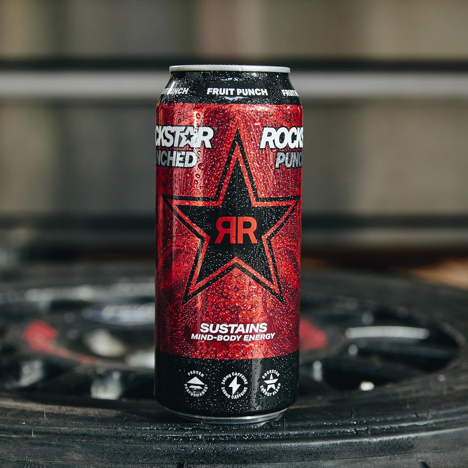 Rockstar Fruit Punch Energy Drink – 12oz Sleek Can Variety Pack Gift for College Students and Dorm Move-Ins