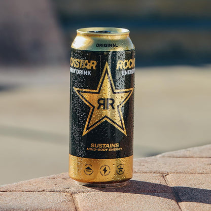 Rockstar Pure Zero Sugar Free 12-Pack – Low Calorie Energy for Clean Eating Plans, Zero Sugar Boost