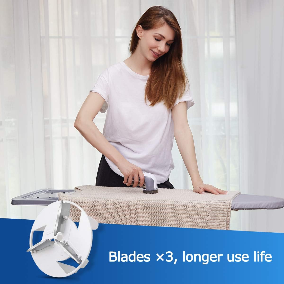 safety lock mechanism that prevents operation when the blade cover is open or loose