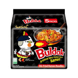 Samyang Buldak Korean Spicy Ramen – Get Well Soon and College Care Package for Students, Halal Certified 5 Pack